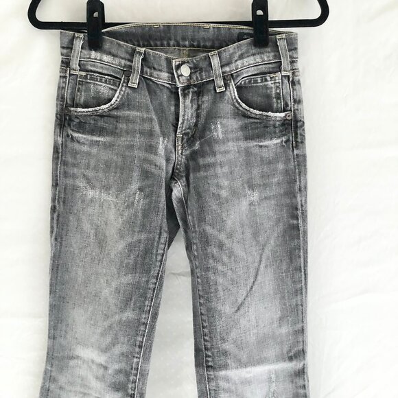 Vintage Black Bootcut Jeans Size 25 - Picture 4 of 8